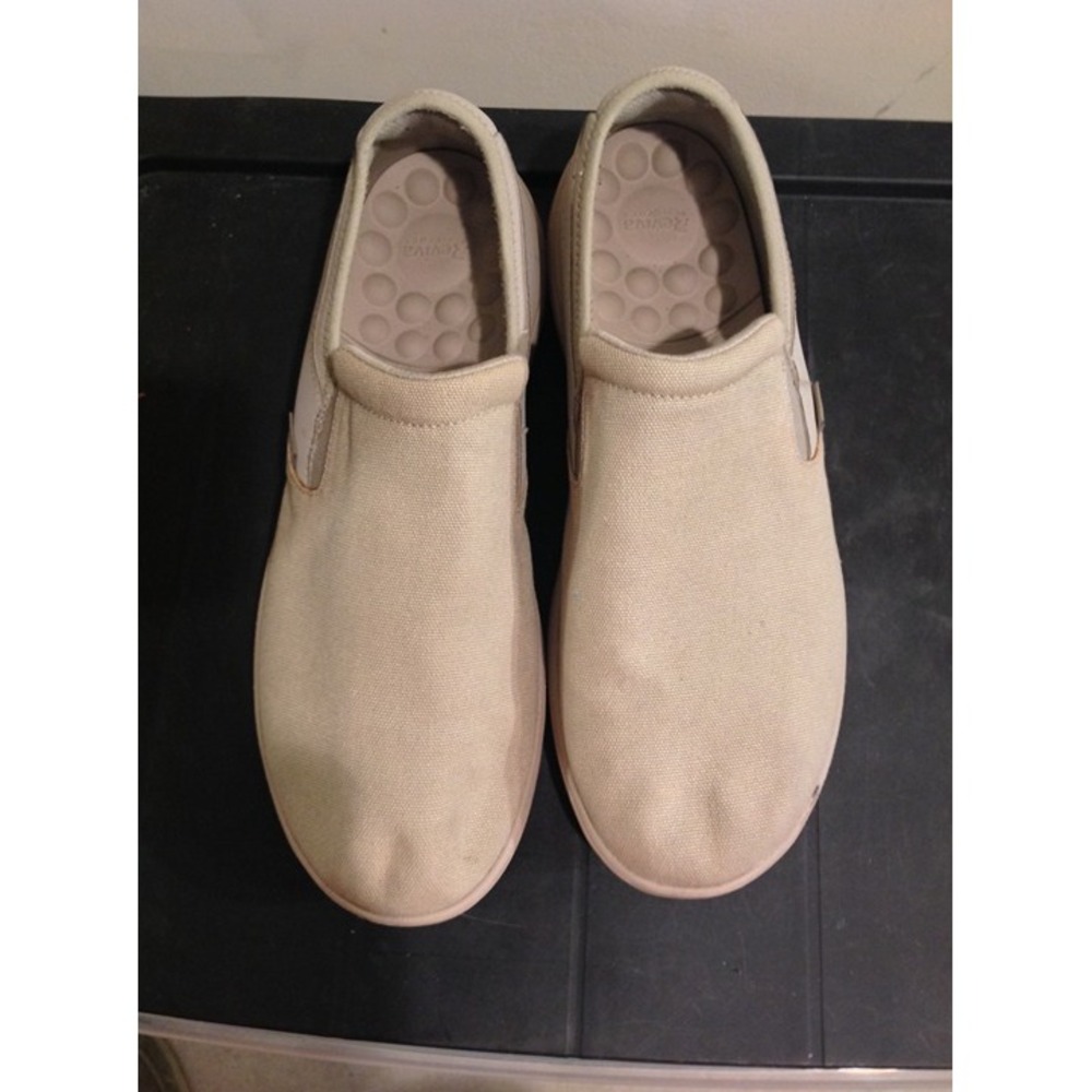 Crocs Khaki Canvas Slip-On Shoes Size 12 Men's